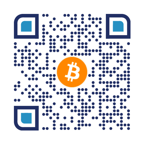 QR code for the Bitcoin donation address