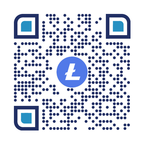 QR code for the Litecoin donation address